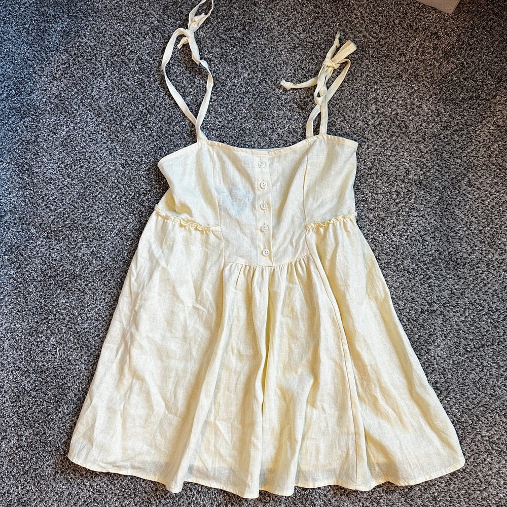Urban Renewal Yellow BabyDoll Dress